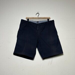 Boss Hugo Prep Designer Shorts Men 36 Black Formal Casual Outerwear Stretch Fit